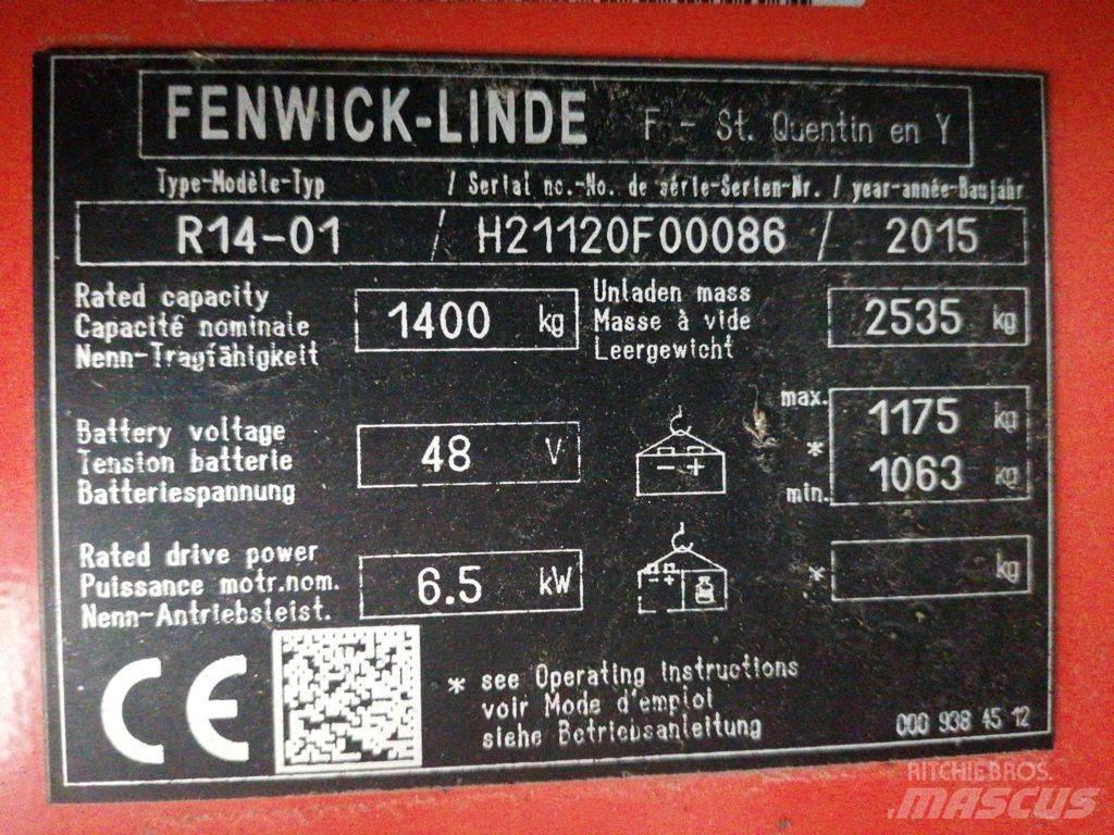 Linde R14-01 リーチフォークリフト