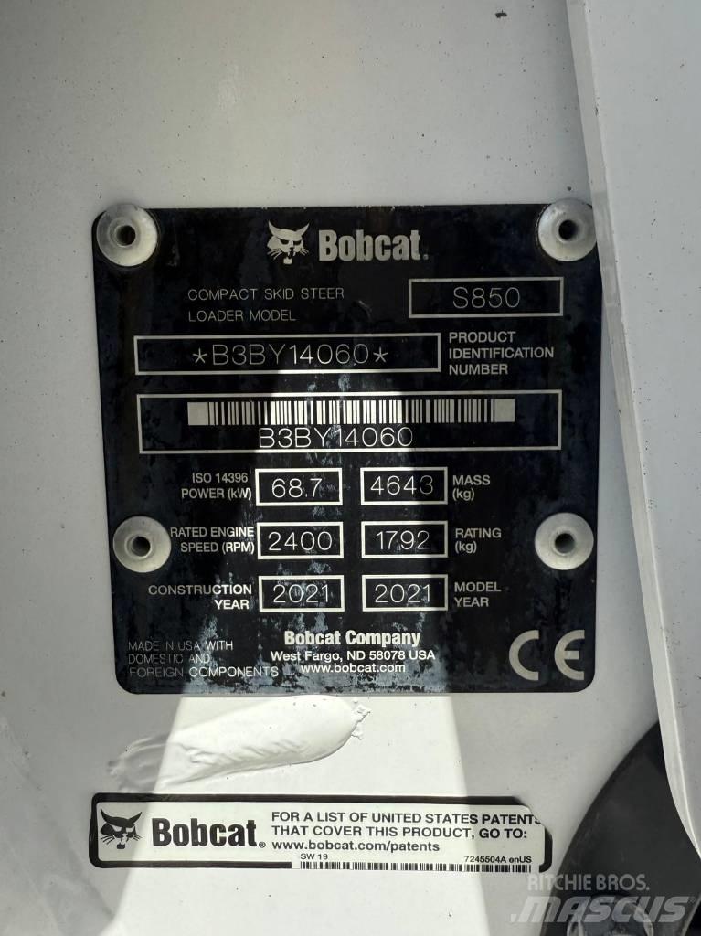 Bobcat S 850 スキッドステアローダー