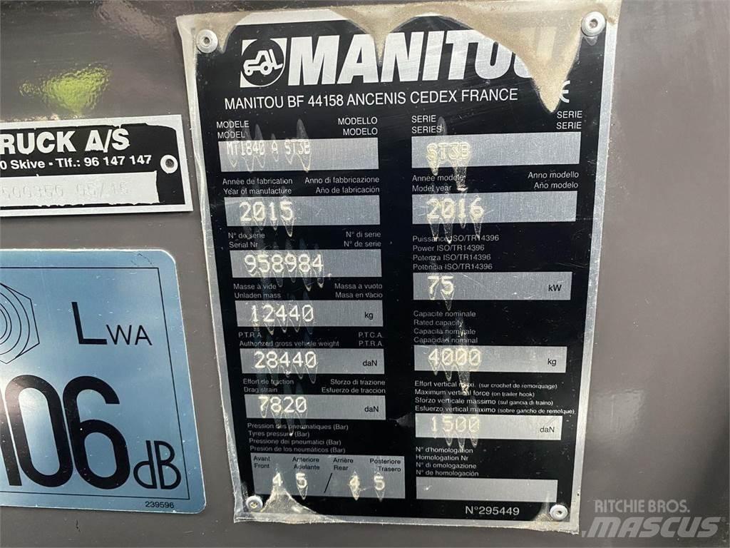 Manitou MT1840A テレスコーピックハンドラー