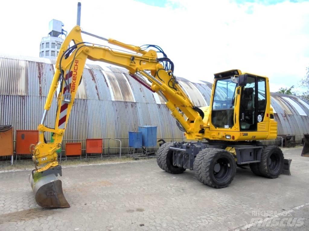 Takeuchi TB 295 W-2 ホイール式油圧ショベル（パワーショベル・ユンボ・バックホー）