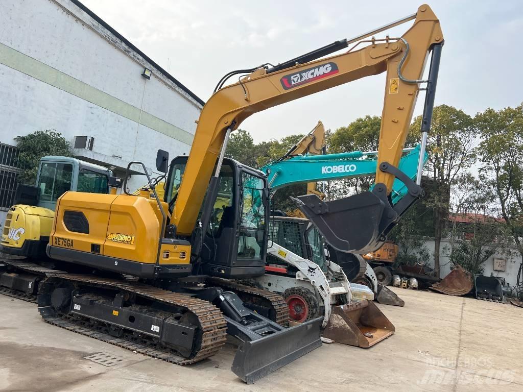 XCMG XE75GA 中型油圧ショベル 7ｔ-12ｔ（ユンボ・パワーショベル・バックホー）