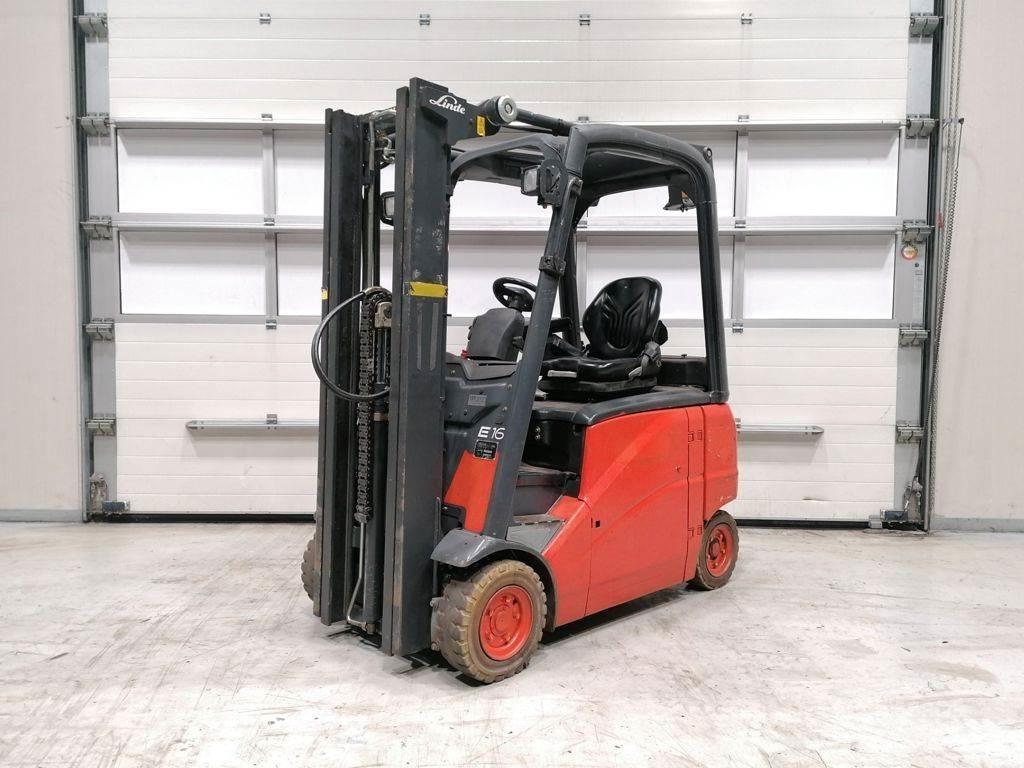 Linde E16PH-01 バッテリーフォークリフト