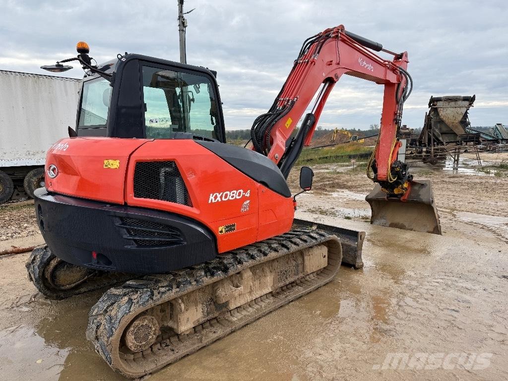 Kubota KX 080-4 ミニ油圧ショベル 7t以下（ミニユンボ・ミニディガー）