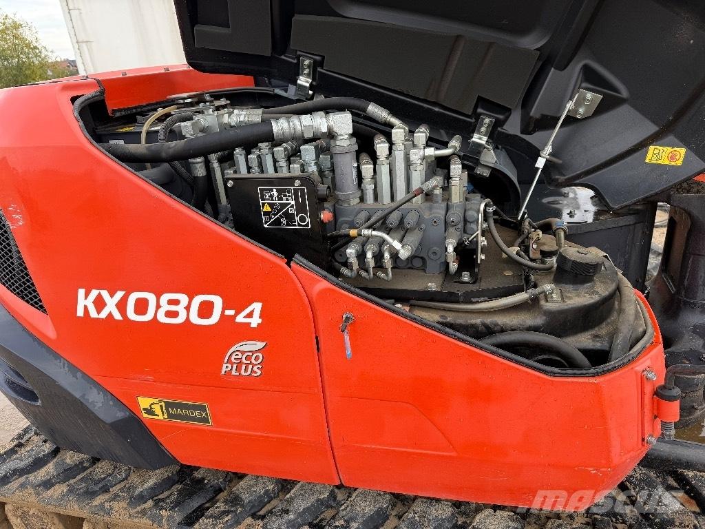 Kubota KX 080-4 ミニ油圧ショベル 7t以下（ミニユンボ・ミニディガー）
