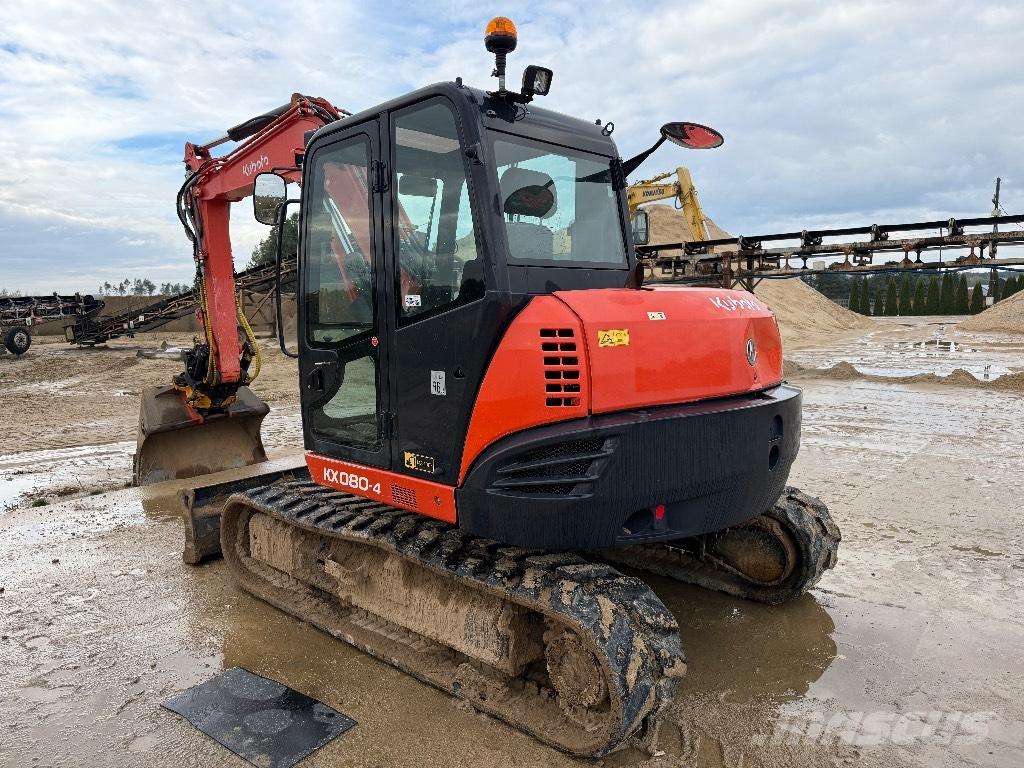 Kubota KX 080-4 ミニ油圧ショベル 7t以下（ミニユンボ・ミニディガー）