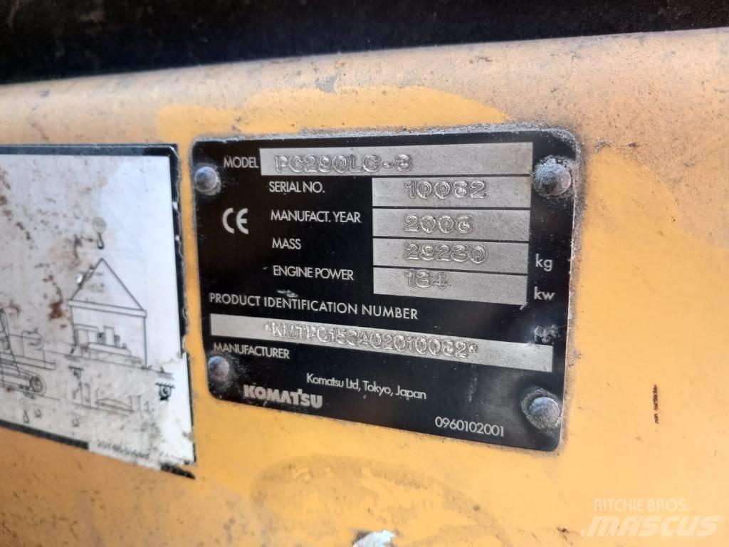Komatsu PC 290 LC-3 大型油圧ショベル12t以上（パワーショベル・ユンボ）