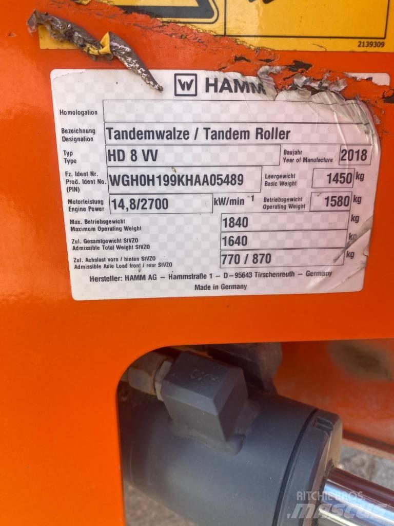 Hamm HD8VV タンデムローラ