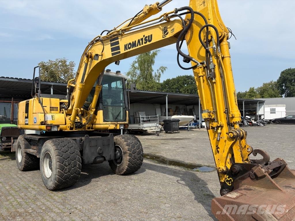 Komatsu PW 130-7K ホイール式油圧ショベル（パワーショベル・ユンボ・バックホー）