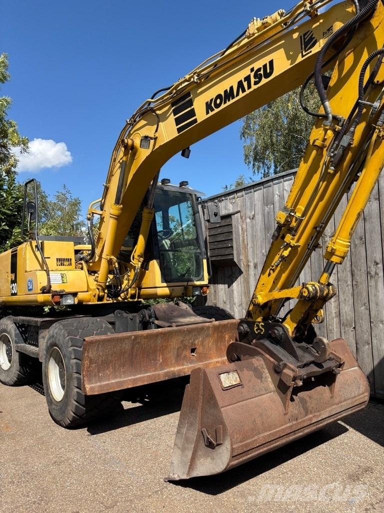 Komatsu PW 130-7K ホイール式油圧ショベル（パワーショベル・ユンボ・バックホー）
