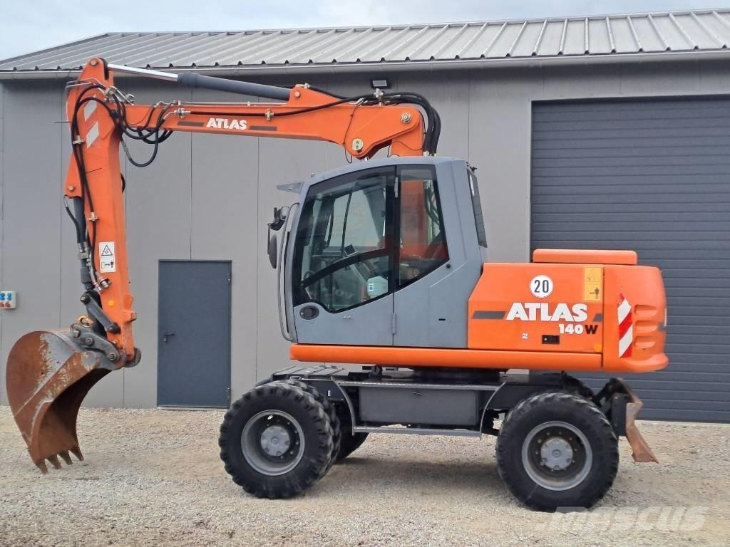 Atlas 140 W ホイール式油圧ショベル（パワーショベル・ユンボ・バックホー）