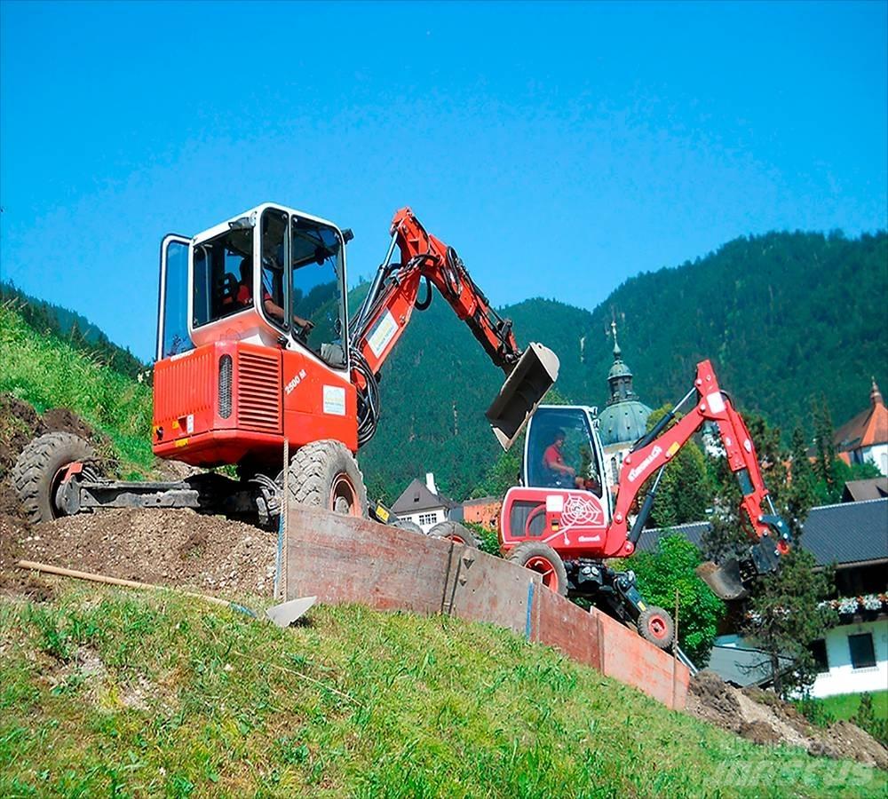 Euromach 2500 Mobile 水陸両用油圧ショベル、ユンボ