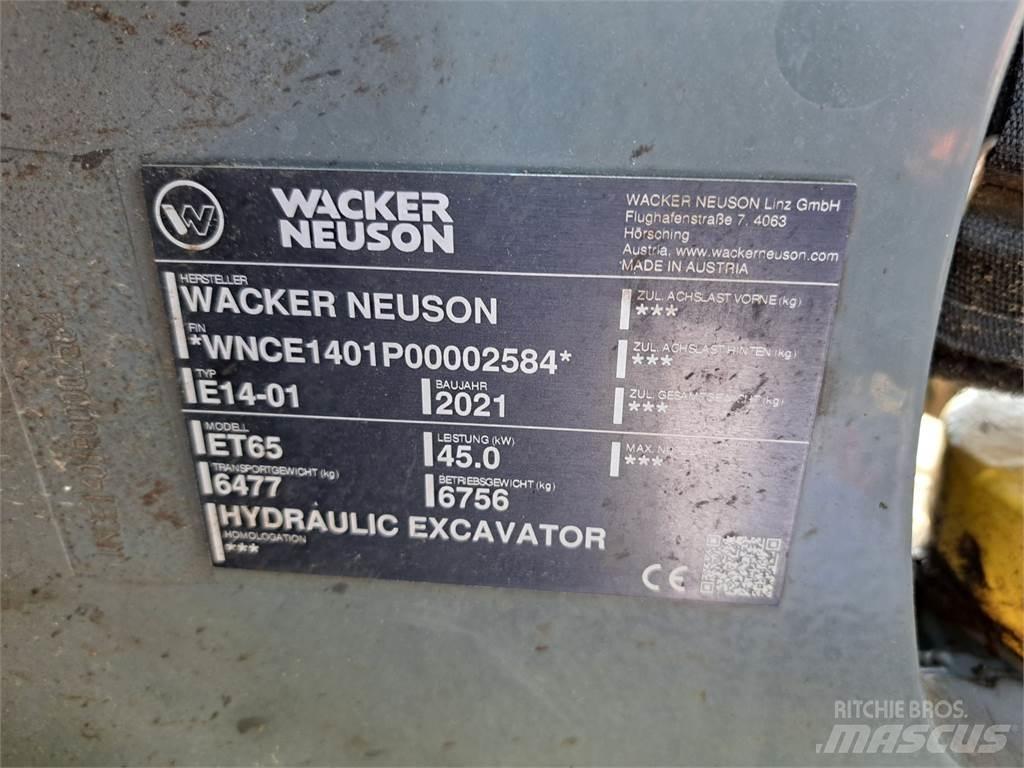 Wacker Neuson ET65 大型油圧ショベル12t以上（パワーショベル・ユンボ）