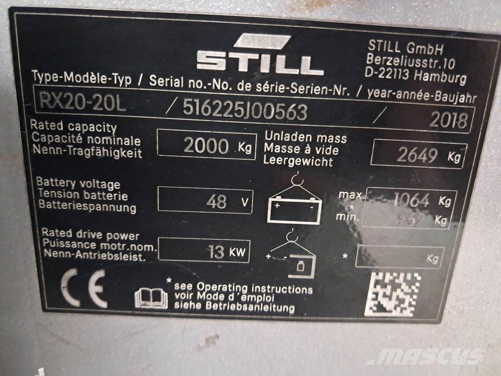 Still RX20-20L バッテリーフォークリフト