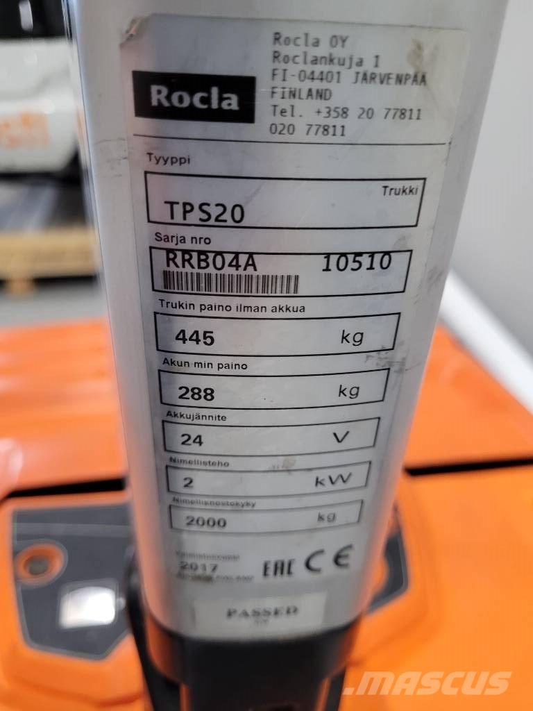 Rocla TPS20 ローリフトとプラットフォーム