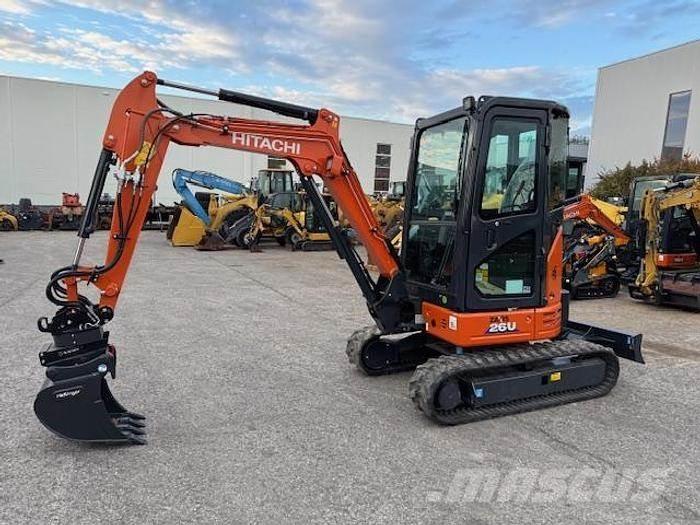 Hitachi ZX26 U-6 ミニ油圧ショベル 7t以下（ミニユンボ・ミニディガー）