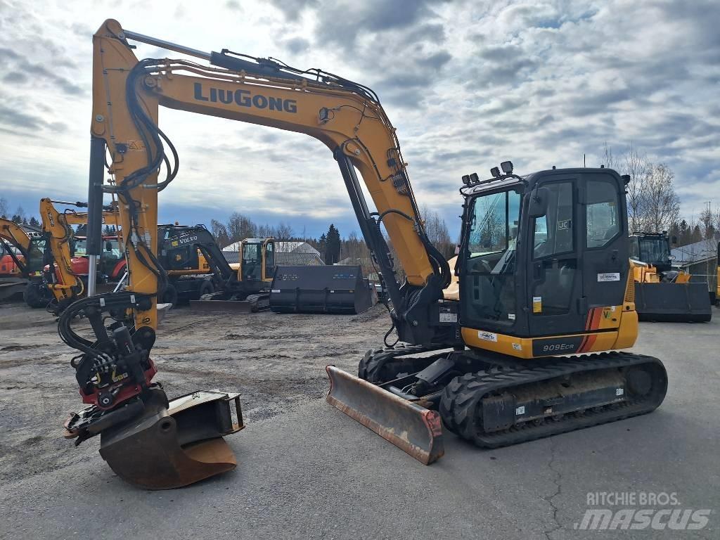 LiuGong 909 E 中型油圧ショベル 7ｔ-12ｔ（ユンボ・パワーショベル・バックホー）