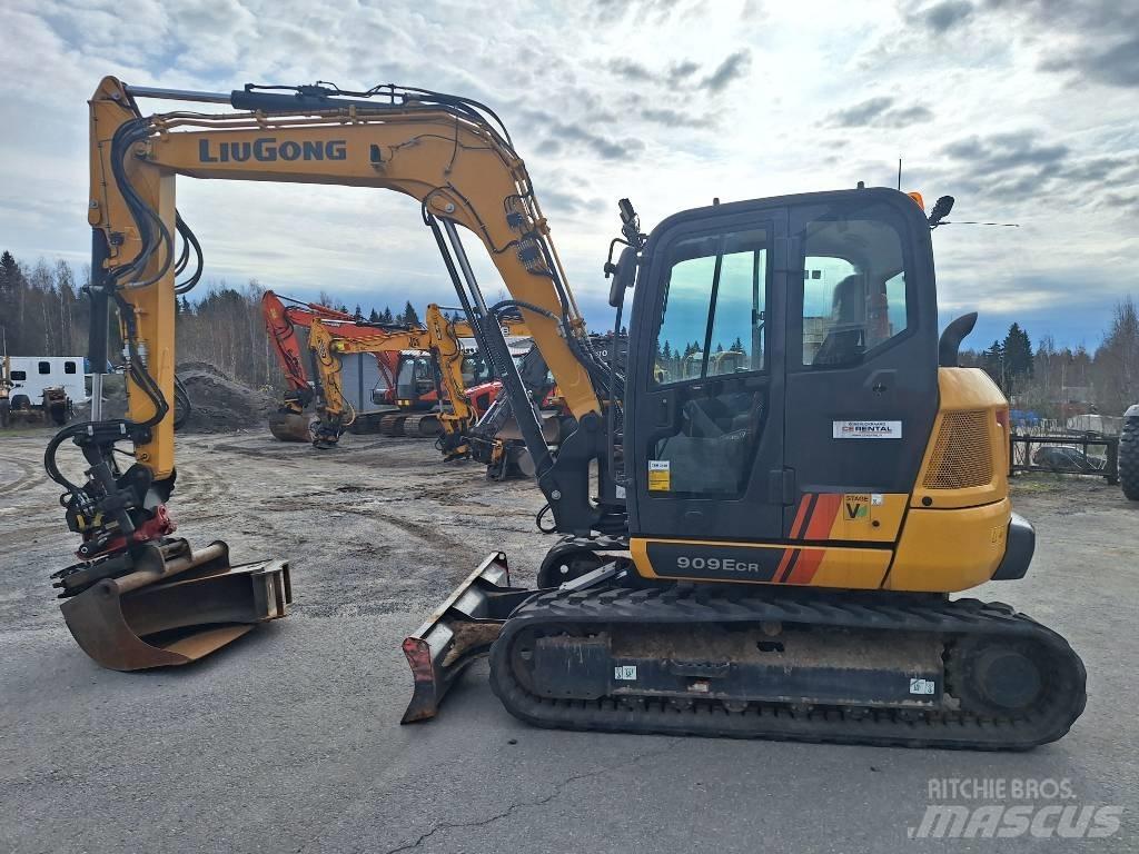 LiuGong 909 E 中型油圧ショベル 7ｔ-12ｔ（ユンボ・パワーショベル・バックホー）
