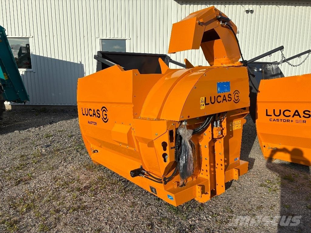 Lucas G Raptor ベールシュレッダー、カッター、アンローラー