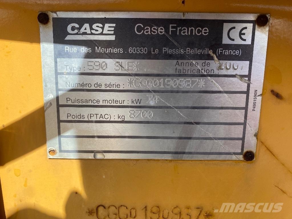 CASE 590 SLE バックホーローダー