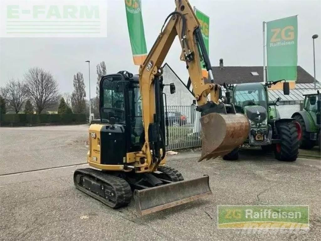 CAT 303 minibagger ホイール式油圧ショベル（パワーショベル・ユンボ・バックホー）