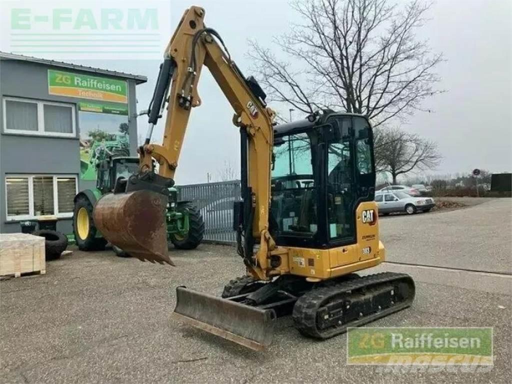 CAT 303 minibagger ホイール式油圧ショベル（パワーショベル・ユンボ・バックホー）