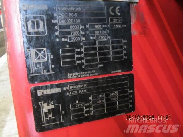 Kalmar ECG 80-6 バッテリーフォークリフト