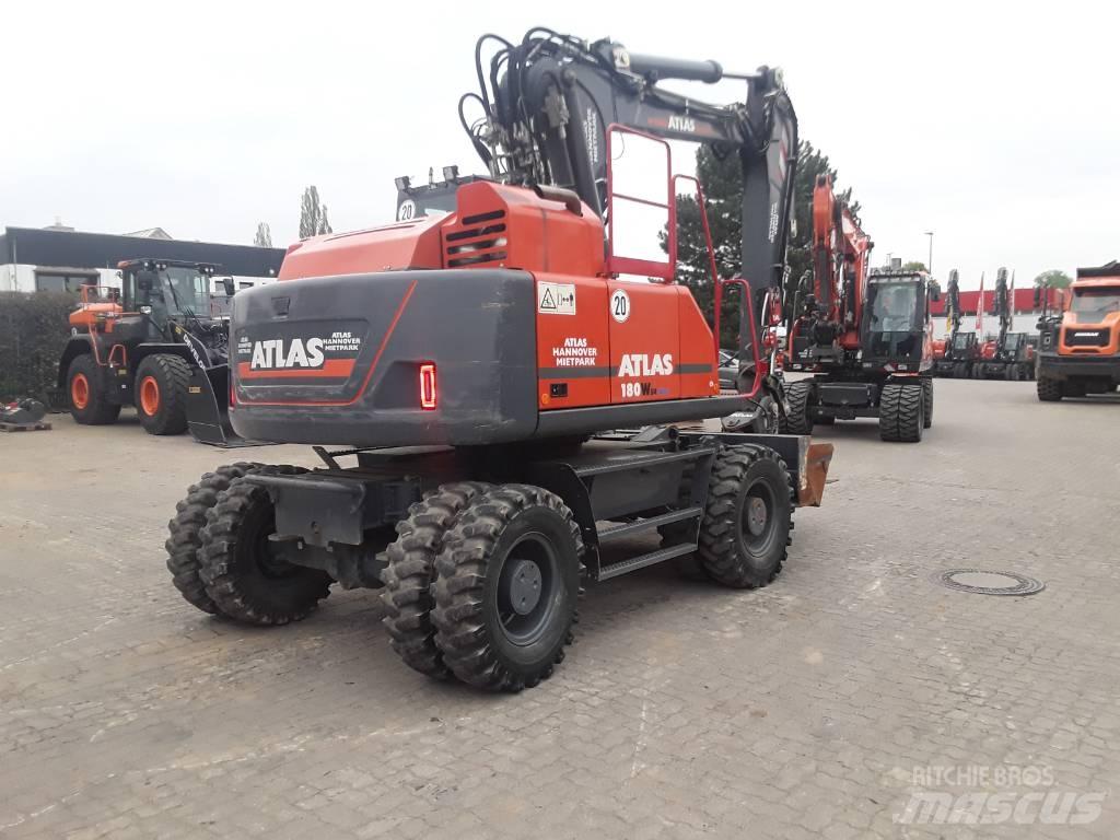 Atlas 180WSR ホイール式油圧ショベル（パワーショベル・ユンボ・バックホー）