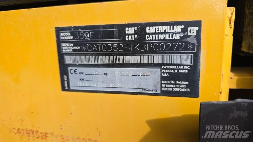 CAT 352 F 大型油圧ショベル12t以上（パワーショベル・ユンボ）
