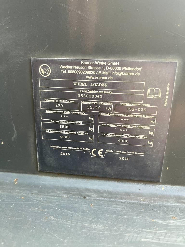 Kramer 5095 ホイールローダー・タイヤショベル