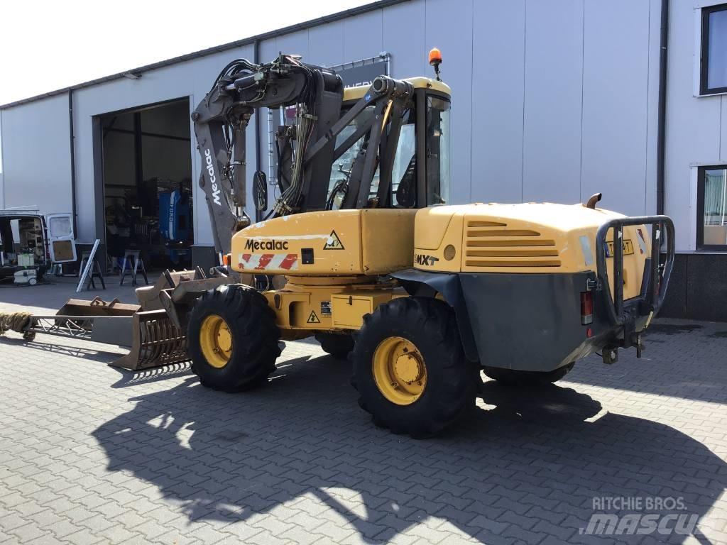 Mecalac 12 MXT ホイール式油圧ショベル（パワーショベル・ユンボ・バックホー）