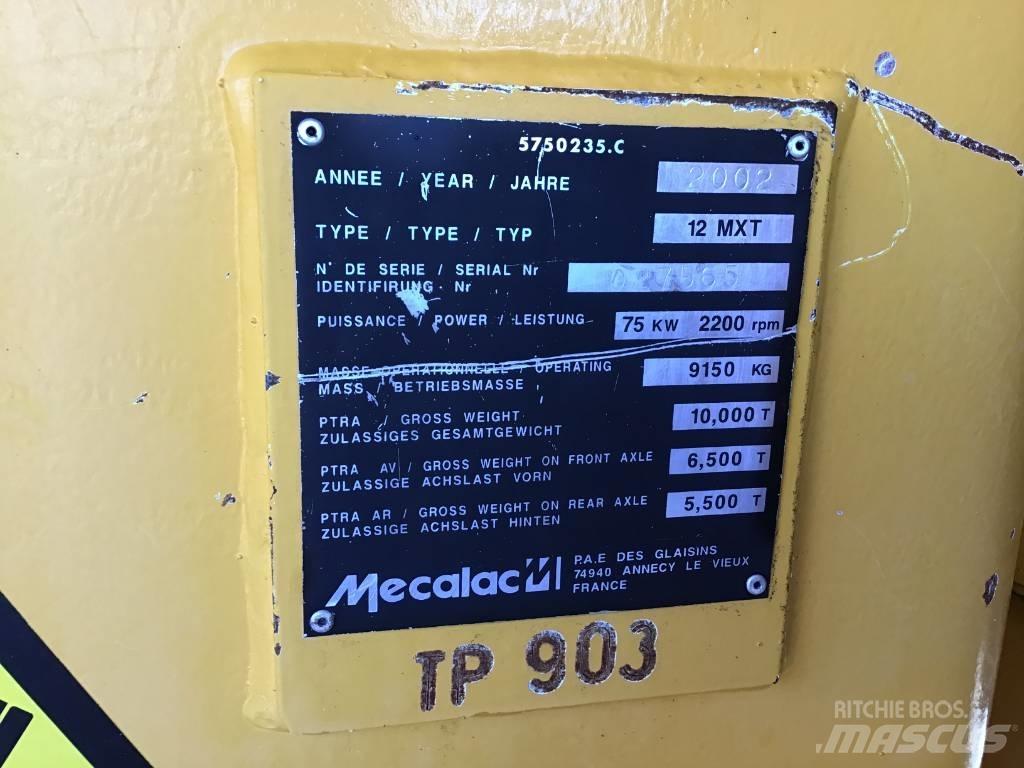 Mecalac 12 MXT ホイール式油圧ショベル（パワーショベル・ユンボ・バックホー）