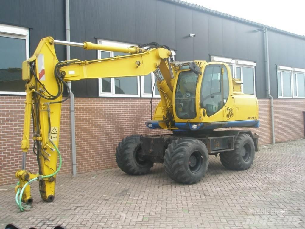 JCB JS175W ホイール式油圧ショベル（パワーショベル・ユンボ・バックホー）