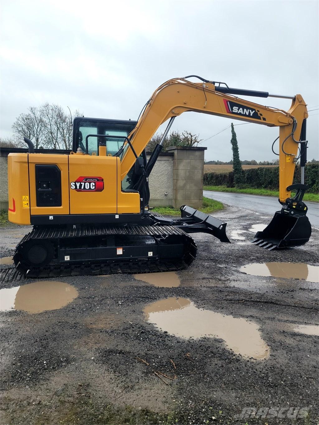 Sany SY 70 C 中型油圧ショベル 7ｔ-12ｔ（ユンボ・パワーショベル・バックホー）