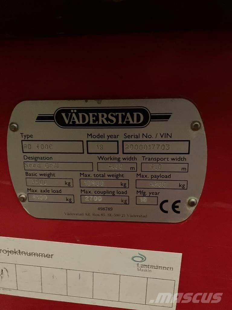 Väderstad Rapid400C コンビネーションドリル