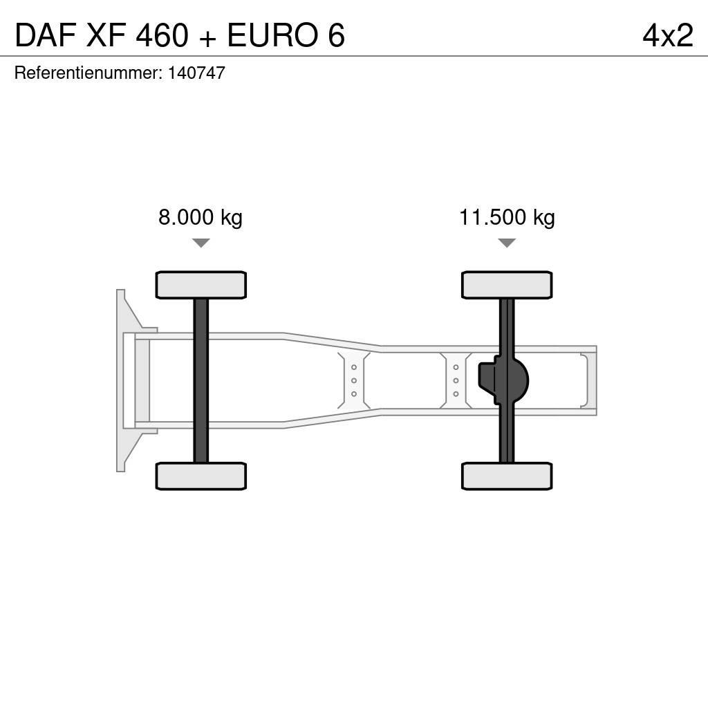 DAF XF 460 + EURO 6 中古トラクターヘッド | トレーラーヘッド