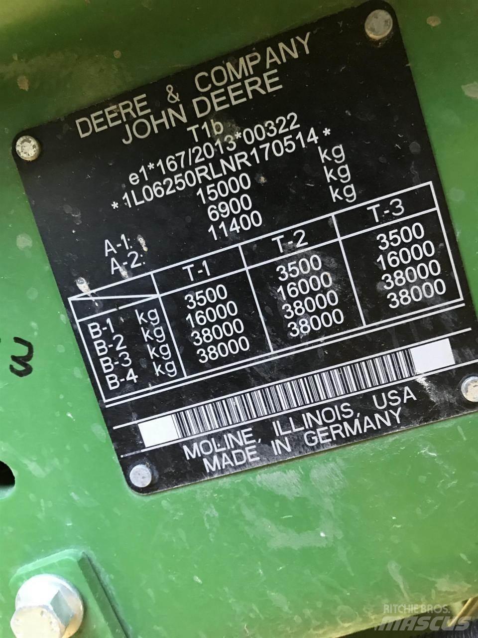 John Deere 6R 250 トラクター