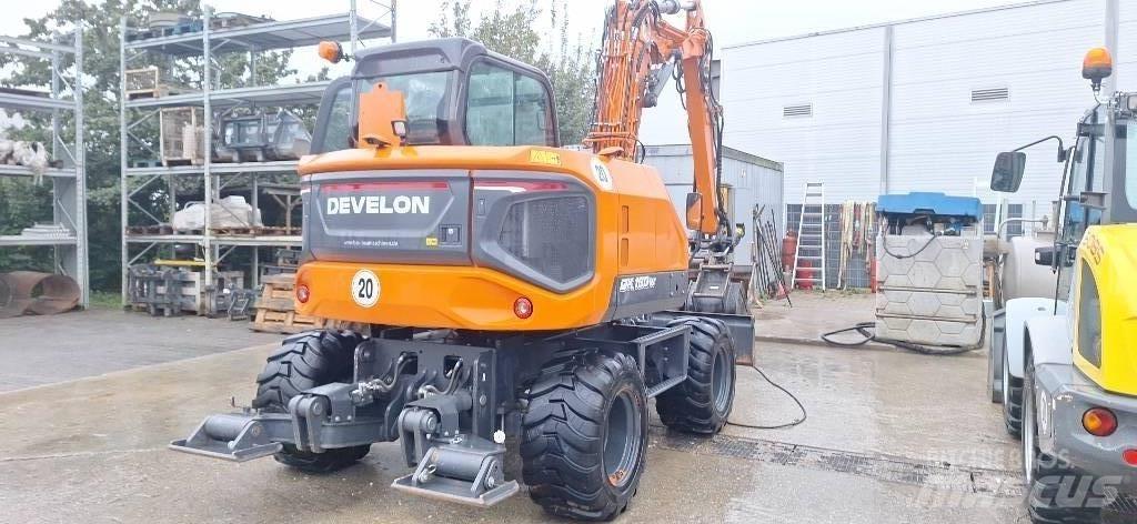 Doosan DX 100 W-7 ホイール式油圧ショベル（パワーショベル・ユンボ・バックホー）