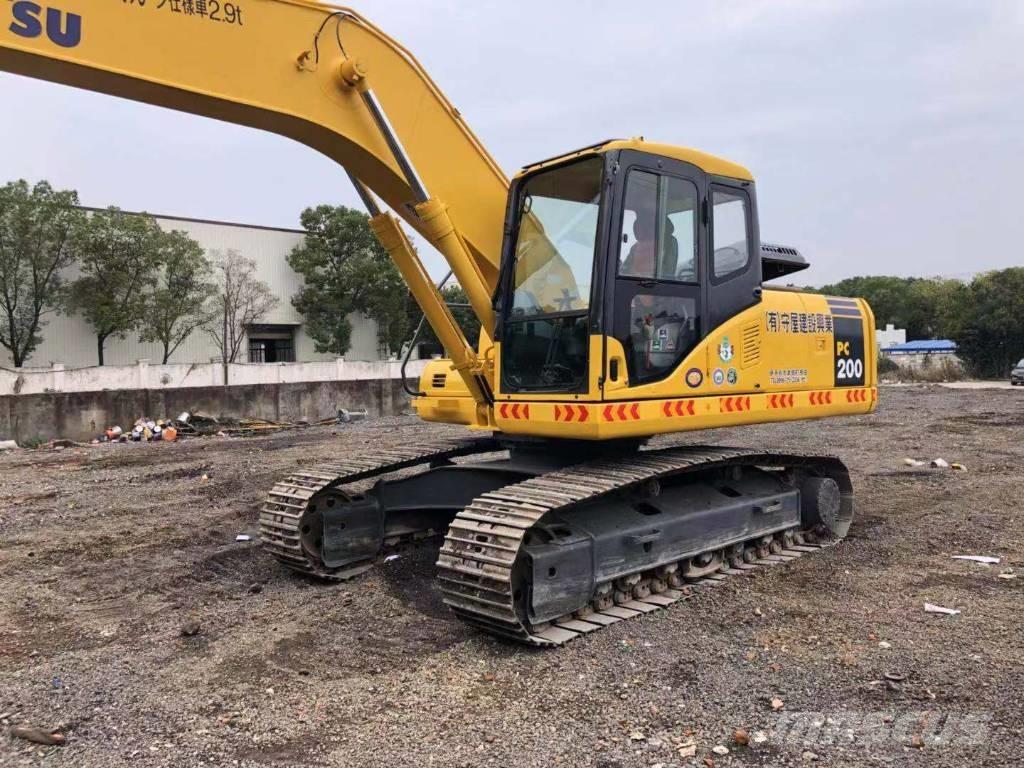 Komatsu pc200-7 大型油圧ショベル12t以上（パワーショベル・ユンボ）