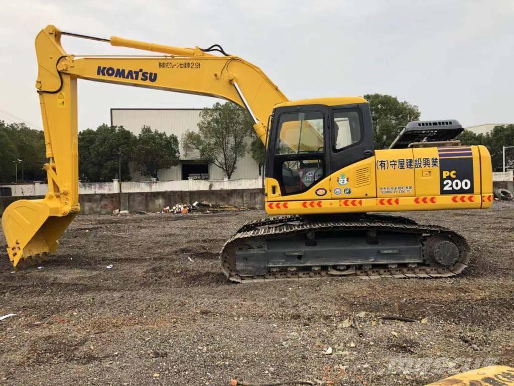 Komatsu pc200-7 大型油圧ショベル12t以上（パワーショベル・ユンボ）