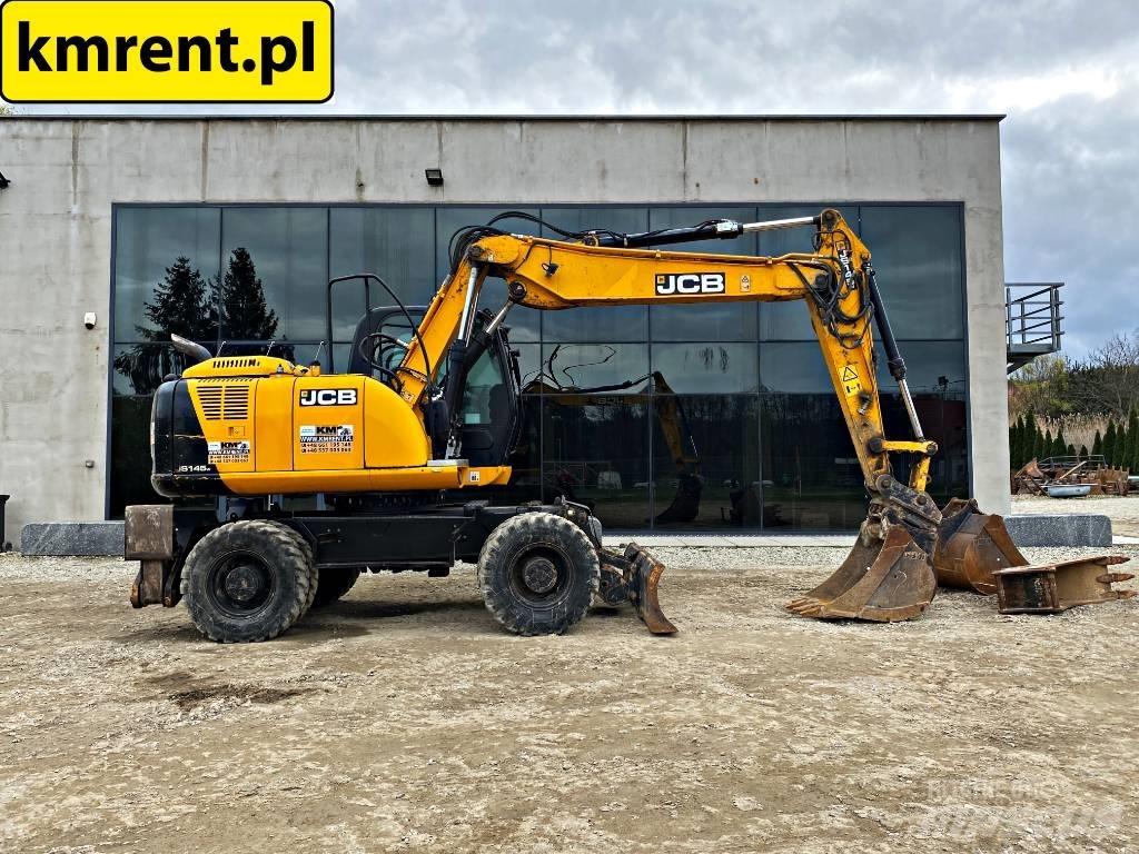 JCB JS 145 W ホイール式油圧ショベル（パワーショベル・ユンボ・バックホー）