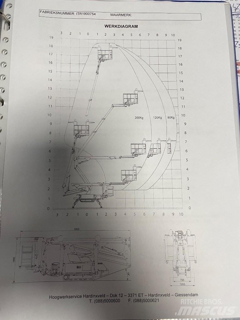 Imer IMR 19B ブームリフト　屈伸型