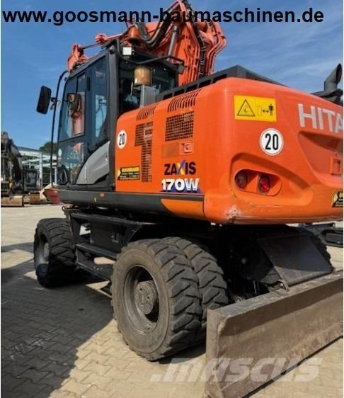 Hitachi ZX 170 W-6 ホイール式油圧ショベル（パワーショベル・ユンボ・バックホー）