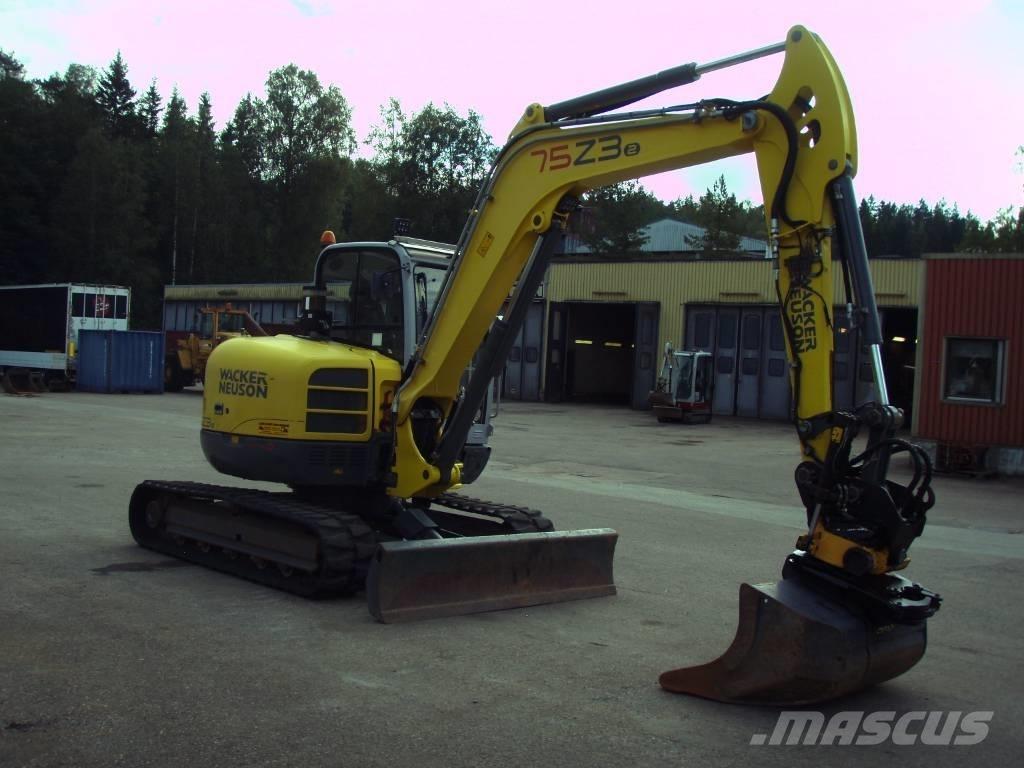 Wacker Neuson 75 Z3 中型油圧ショベル 7ｔ-12ｔ（ユンボ・パワーショベル・バックホー）