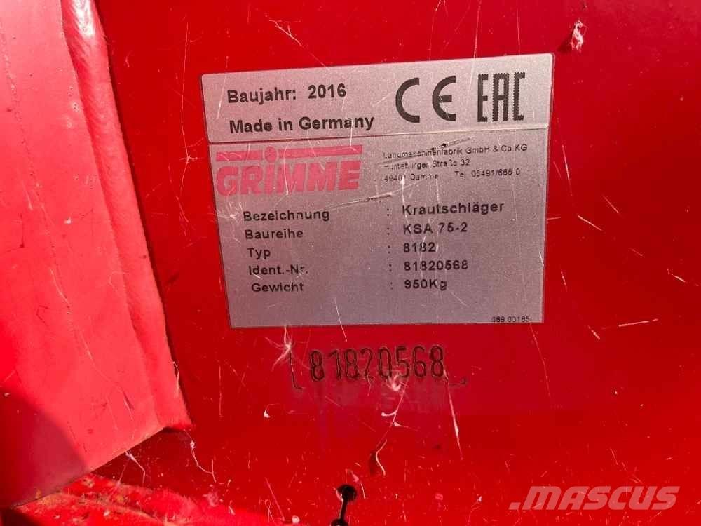 Grimme KSA 75-2 ジャガイモ用設備 - その他