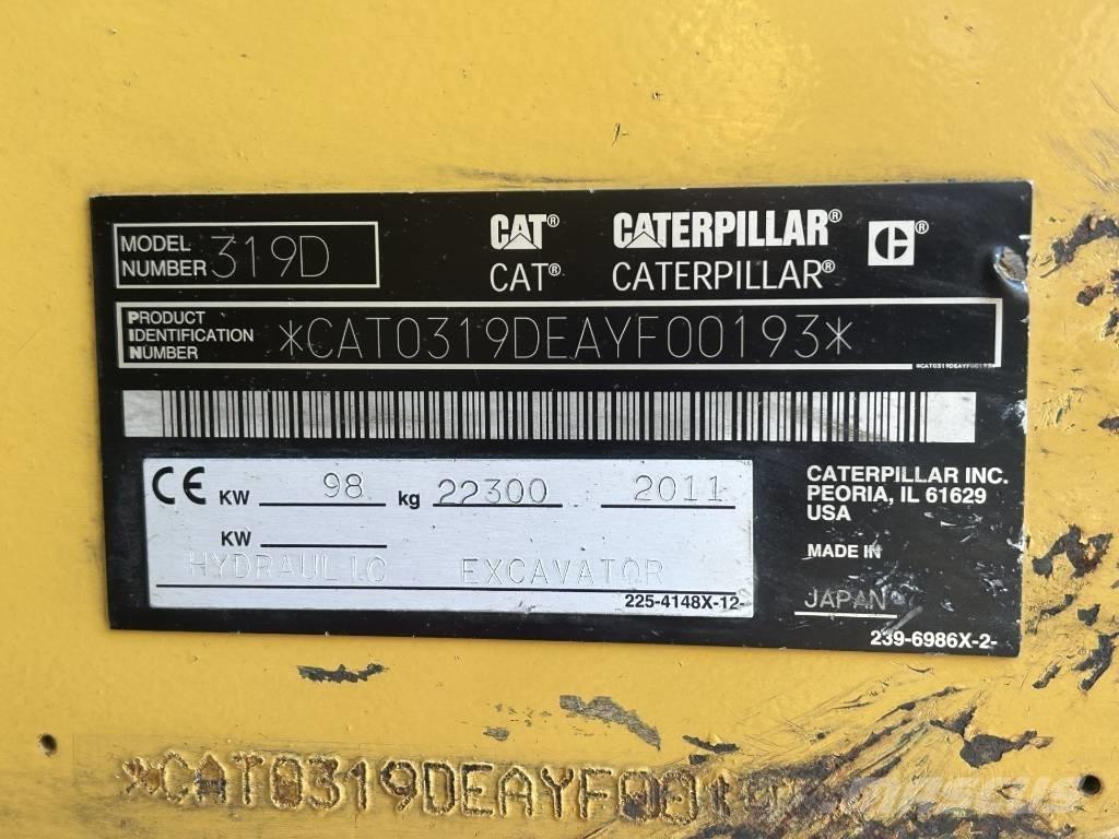 CAT 319 D L 大型油圧ショベル12t以上（パワーショベル・ユンボ）