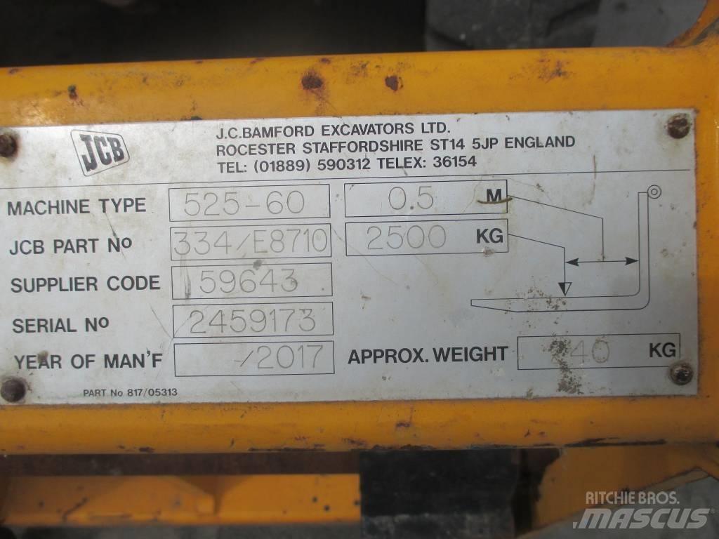 JCB 525-60 テレスコーピックハンドラー