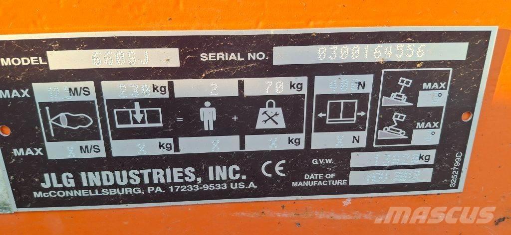 JLG 660 SJ ブームリフト　直伸型