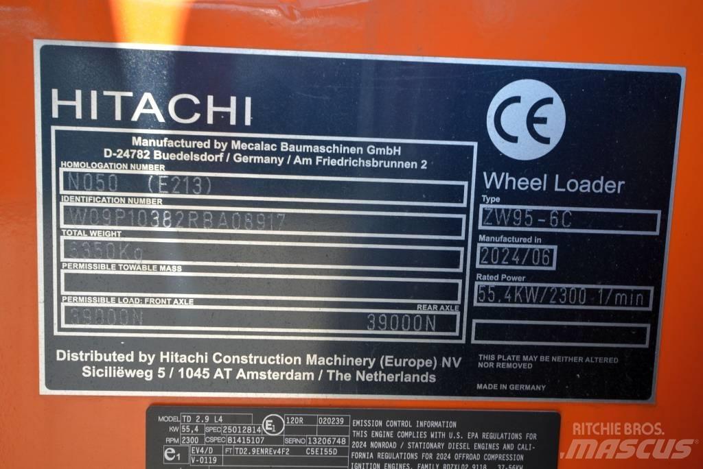 Hitachi ZW 95-6 C ホイールローダー・タイヤショベル