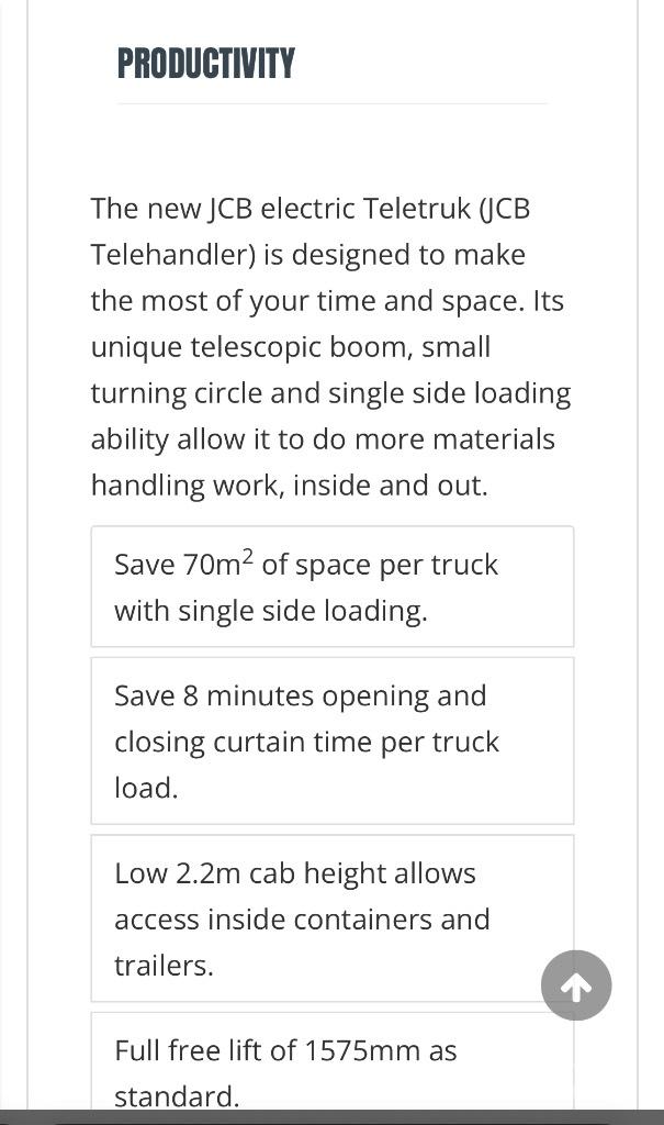 JCB 30-19 E バッテリーフォークリフト