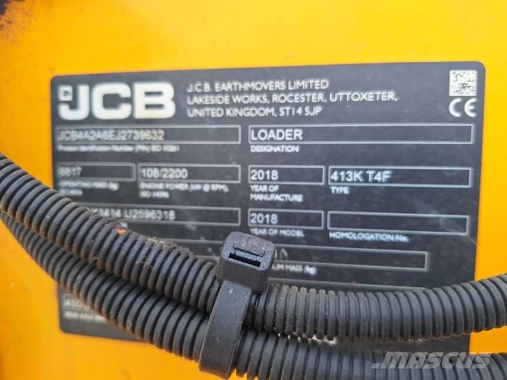 JCB 413 K ホイールローダー・タイヤショベル